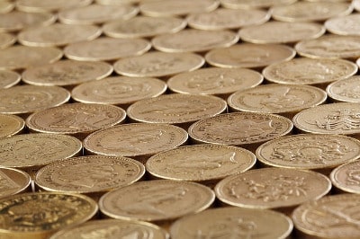 Round pound coins