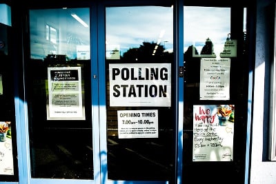 Polling Station Entrance