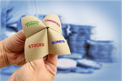 Stocks, bonds, mutual funds and commodities